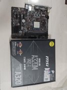 微星A320m PRO-E 原盒原码箱说齐 有挡板 功能全部