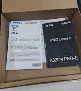 微星A320m PRO-E 原盒原码箱说齐 有挡板 功能全部