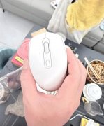 优派ViewSonic有线键盘+优加无线鼠标套装，红蓝白拼色